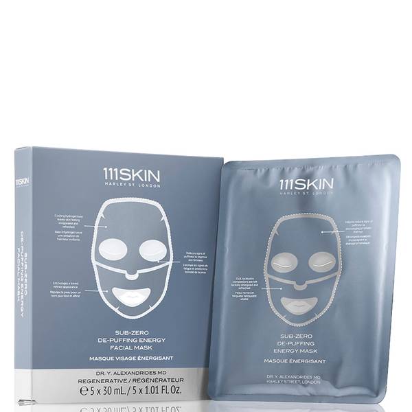 111SKIN Sub-Zero De-Puffing Energy Facial Mask Box